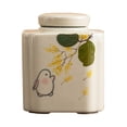 thumbnail image 2 of bote de té,Recipiente hermético para té suelto con tapa pequeña,Caja organizadora para almacenar granos de café y despensa de alimentos,Contenedor de nueces de roca para cocina,granos de, 2 of 10