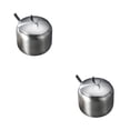 thumbnail image 4 of Toystoory Sugar Bowl Coffee Tea Spice Jar Container Cooking Kitchen Seasoning Pot Salt Integrated Supplies Design Gadgets Plata tipo 1 L 2piezas, 4 of 6
