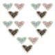 thumbnail image 2 of Parches para planchar 15 piezas parche brillante en forma de corazón elegante multiusos para manualidades DIY ANGGREK Otros, 2 of 8