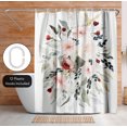 thumbnail image 4 of Americanflat 71x74 Loose Bouquet Shower Curtain - 100% Polyester Shower Curtain, 4 of 5