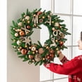 thumbnail image 3 of Arbol De Navidads decoración navideña corona Natale nueva corona navideña Artificial adorno navideño, 3 of 4