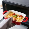 thumbnail image 3 of stanreset Bread Baking Pan With Large Capacity High Temperature Calcination Durable Ceramics Bread Pans For Baking Bread Loaf Pan pink, 3 of 6