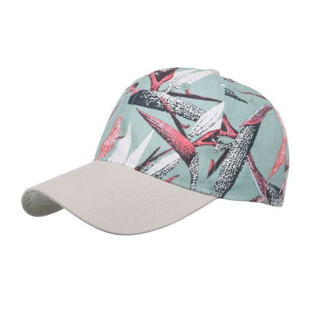 

PANOEGSN Printing Patchwork Baseball Cap Women Men Summer Beach Adjustable Sun Hat Breathable Hip Hop Hat