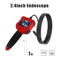 thumbnail image 4 of Endoscopio industrial profesional con pantalla de 2,4 pulgadas, boroscopio digital flexible para 1 M, 4 of 9