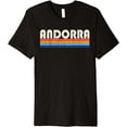 thumbnail image 2 of Retro Vintage 70s 80s Style Andorra Premium T-Shirt, 2 of 3