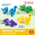 thumbnail image 2 of Gkdoms Letras Abc Que Coinciden con Dinosaurios Juguetes Alfabeto De Doble Cara Juguete De Aprendizaje Regalos para El Día del Niño para Niños: Letras Mayúsculas Minúsculas Juego De Clasificación Y Co, 2 of 5
