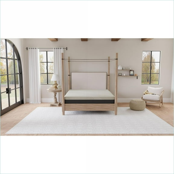 Mattresses Twin Firm Gel Memory Foam Tight Top 8 Inch Mattress | Black  Gray | Foam