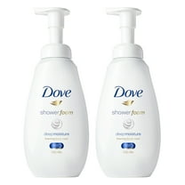 Dove Deep Moisture Shower Foam, 13.5 oz, Twin Pack