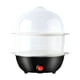 thumbnail image 2 of Mini Egg Cooker Acero inoxidable | Máquina de huevos cocidos eléctricos de doble capa | Cocina hasta 14 huevos | Aparato compacto para ahorrar espacio | Apagado rápido y automático | Negro Azul Rosa, 2 of 6