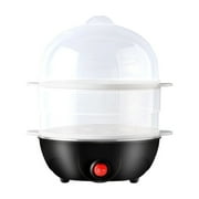 Electric Egg Cooker Boiler Maker Soft,Medium or Hard Boil,14 Egg Capacity Two Layer Egg Maker,Egg Steamer,With Automatic Shut Off,Noise Free
