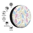 thumbnail image 4 of Pofeuu Cartoon Bunny Print Spare Tire Wheel Cover for Car Truck SUV Camper Universal Fit Spare Tire Cover RV Spare Tire Covers-14 inch, 4 of 6