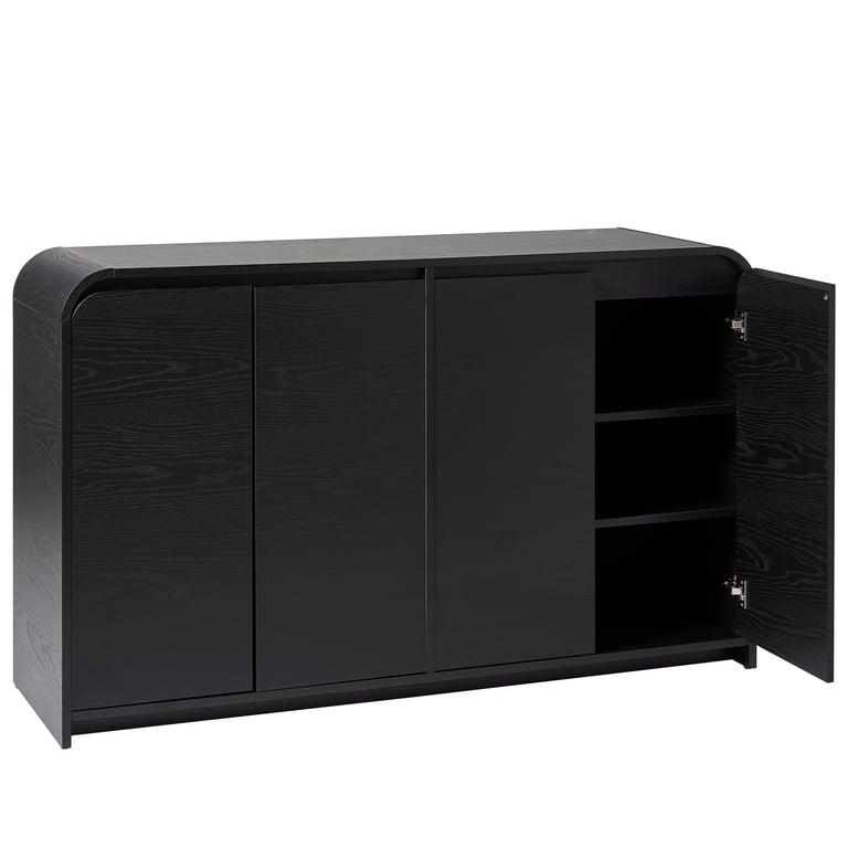 Better Homes & Gardens Juliet Sideboard, Rich Black Finish