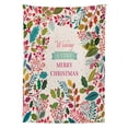 thumbnail image 3 of Ambesonne Christmas Tablecloth Rectangular Table Cover, Blossoms Herbs, 60"x84", Multicolor, 3 of 4
