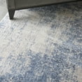 thumbnail image 6 of Nourison Sleek Textures Abstract Ivory/Blue 9'3" x 12'9" Area Rug, (9x13), 6 of 8