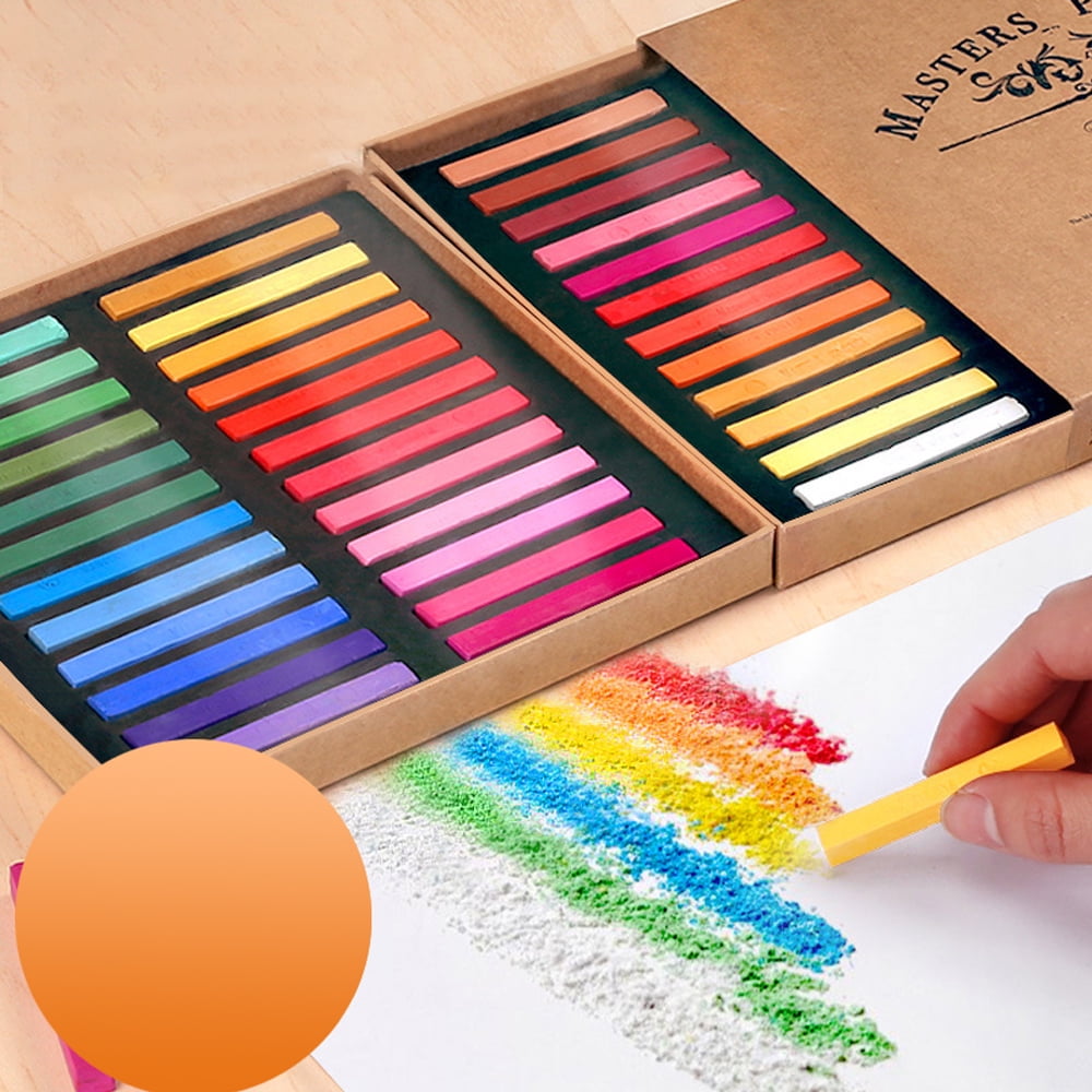 Soft Pastel Set of 48 Assorted Colors Square Chalk/£/¬DIY Art Painting Tool Chalk Drawing Powder