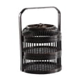 thumbnail image 3 of Lipstore Bamboo Storage Box Double Layers Rustic Lidded Tea Organizer for Party Daily S, 3 of 8