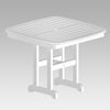 POLYWOOD® Nautical Recycled Plastic Square Outdoor Dining Table