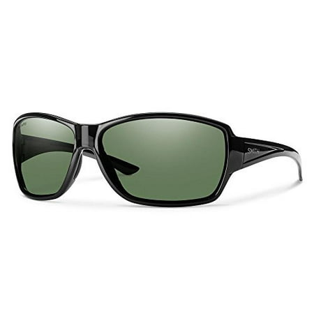Smith Optics Women's Pace Chroma Pop Polarized Sunglasses (Gray Green Lens), Black