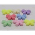 thumbnail image 6 of U8MO 100 Mixed Pastel Color Acrylic Cute Butterfly Beads Charms 17X12mm, 6 of 7
