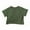 Army Green, variant on CYRBOKO T-Shirts for Toddler Boys, Cotton Summer Loose Crewneck Short Sleeved Top Orange Size 5 T