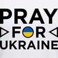 thumbnail image 3 of CafePress - Pray For Ukraine Women's V Neck T Shirt - Womens Cotton V-Neck T-shirt, 3 of 4