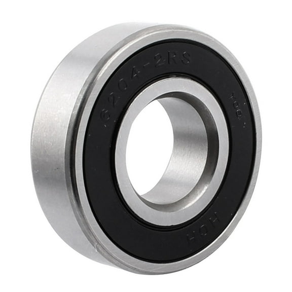 47mm x 19mm x 14mm 6204-2RS Sealing Rubber Groove Ball Wheel Bearings