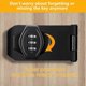 thumbnail image 2 of 2025 3 Digit Combination Rotary Hasp Lock for Pantry Door - Slide Double Bifold Door Lock for Closet Drawer Garage Gate Shed Barn Pantry 3" 2pcs Black, 2 of 4
