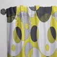 thumbnail image 3 of Designart 'Circular Abstract Retro Pattern Geometric I' Mid-Century Modern Curtain Panel, 3 of 5