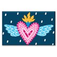 thumbnail image 1 of Cuadro Canva Listo Para Colgar Tipo Galería Corazón Con Alas 60X90 cm Pixtreats, 1 of 4