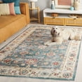 thumbnail image 6 of SAFAVIEH Arizona Vana Floral Machine Washable Area Rug, Green/Beige, 5' x 8', 6 of 15