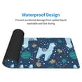 thumbnail image 5 of Disketp Gaming Mouse Pad Alpaca Astronaut In Space Pattern Large Mouse Mat Long Extended Desk Pad Non-Slip Rubber Mice Pads Stitched Edges Thin Pad (11.8x31.5 Inch), 5 of 9