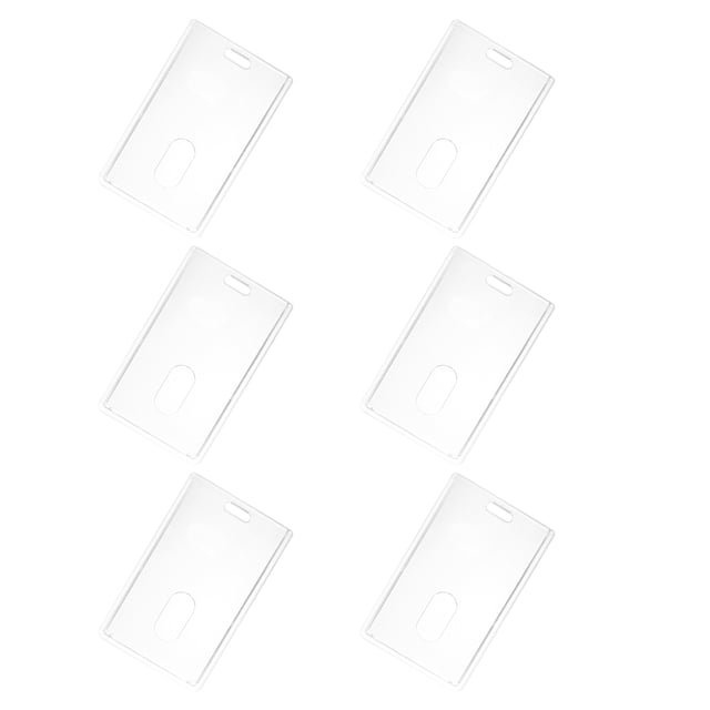 Milisten 6Ud Portatarjetas Vertical Acrílico Transparente Para Tarjetas Y Carné Profesional