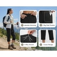 thumbnail image 5 of Rosvigor Capris for Women High Waisted Drawstring Athletic Pants Quick Dry Hiking Travel Capris Pants with Pockets, 5 of 7