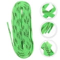 thumbnail image 4 of Monyance Shoe Ties Green Waxed Hockey Laces 96 Inch Wide Professional Anti-Freezing Strings(96.06X0.39X0.2Inches), 4 of 10