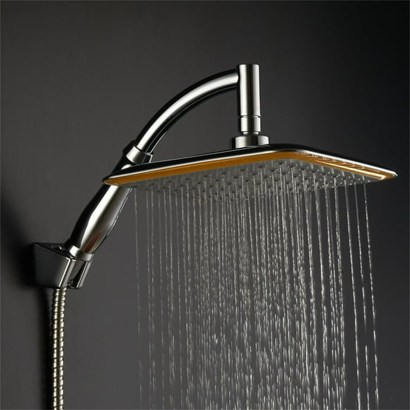 Cabezal de ducha de lluvia de alta presión con ajuste universal para baño, ducha de baño con aumento de presión, ducha superior cuadrada