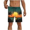 thumbnail image 6 of Men Swim Trunks with Compression Liner 7 Inch Inseam Board Shorts Bathing Suit with Pockets, 6 of 7