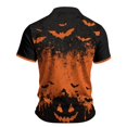 thumbnail image 7 of IAJDKMEK Halloween Men's Polo Short Sleeve Shirt - Comfortable Button-Down Knit Shirt, Lightweight Summer Shirt for Party, Daily Summer, Golf Shirt & Costume,Dark Gray L, 7 of 7