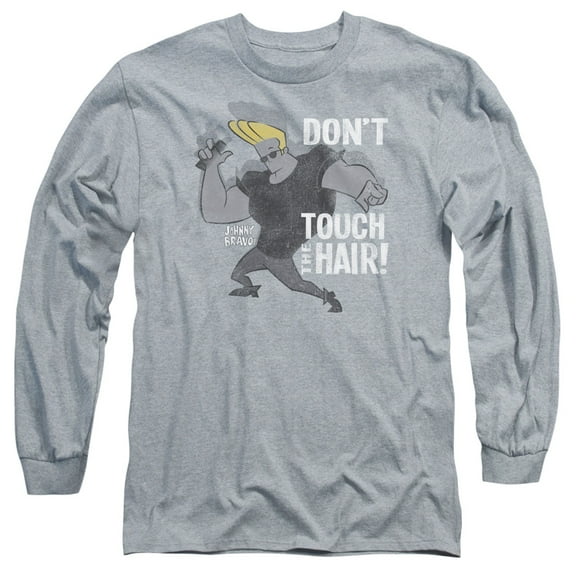 Johnny Bravo - Hair - Long Sleeve Shirt - Small