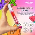 thumbnail image 3 of Blossom Juicy Jelly Moisturizing Lip Care Fruit Flavored Nourishing Lip Oil with Doe Foot Wand Applicator, 0.09 fl oz, Watermelon, 3 of 6