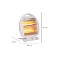 thumbnail image 2 of Calefactor Eléctrico Conecta 400/800 Watts 2 Niveles, Color Blanco, 2 of 3