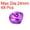 Purple, variant on Unique Bargains 24mm Jingle Bells Craft Bells Carbon Steel Electroplating Red 48 Pack