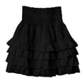 thumbnail image 4 of RUTAYY Women's Skirt High Waisted Pleated Tiered Skirt A-Line Everyday Wear Comfortable Breathable Classic Chic Mini Skirt, 4 of 4