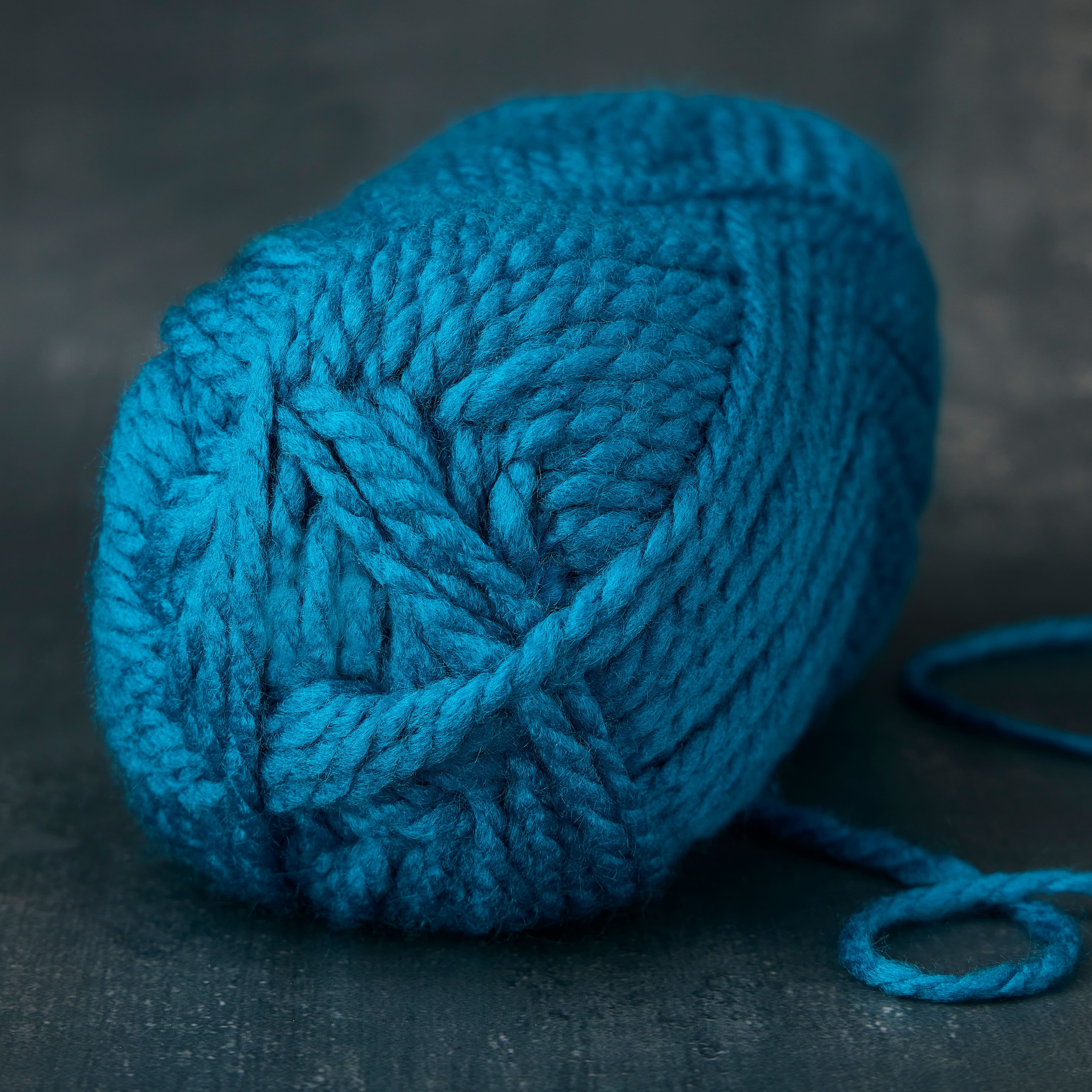 Loops & Threads Charisma Tweed Yarn - Black - 3 oz - One Ball