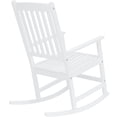 Best Choice Products Indoor Outdoor Traditional Slat Wood Rocking Chair ...