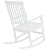 Best Choice Products Indoor Outdoor Traditional Slat Wood Rocking Chair ...