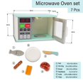 thumbnail image 2 of Horno microondas WoodenFun para niños pequeños Play Kitchen con luz y sonido, 2 of 6