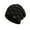Black, variant on Beanie for Women Fashion Plaid Knit Cap Y2k Trendy Hip Hop Thick Warm Hat