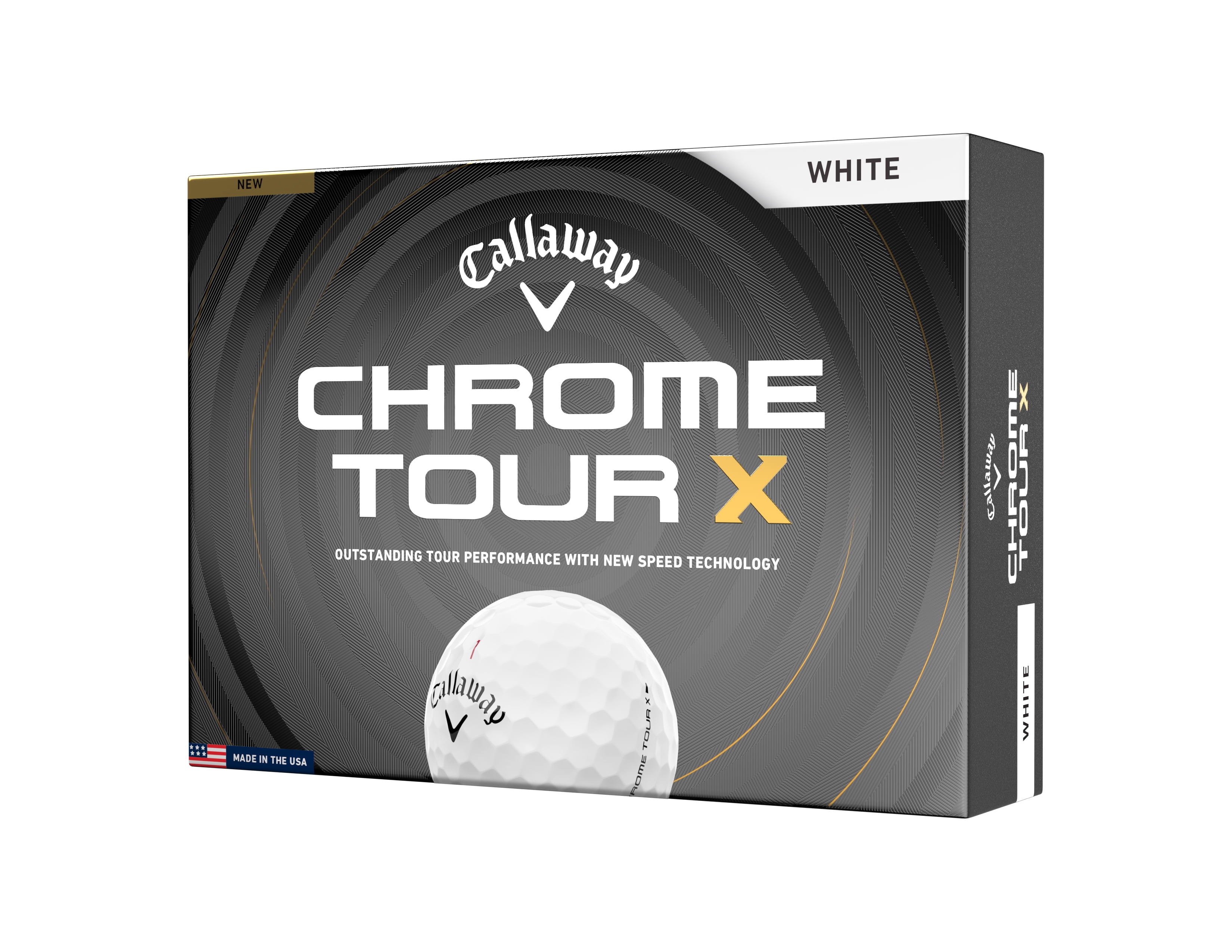 (2 pack) Callaway Golf Chrome Tour X 26 - White 12pk