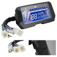 thumbnail image 1 of Dashboard 12000 RPM Motorcycle Dashboard 6 Gear Adjustable Water Temp Fuel Gauge LCD For 2 4 Cylinders, 1 of 8