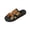 Y7-Light Brown, variant on Red White and Blue Flip Flops for Women 4th of July Flip Flops Lightweight Flag Print Toe Loop Slide Sandals with Crisscross Strap Non-Slip Sole Design Perfect for Women Wear Patriotic,Blue 37